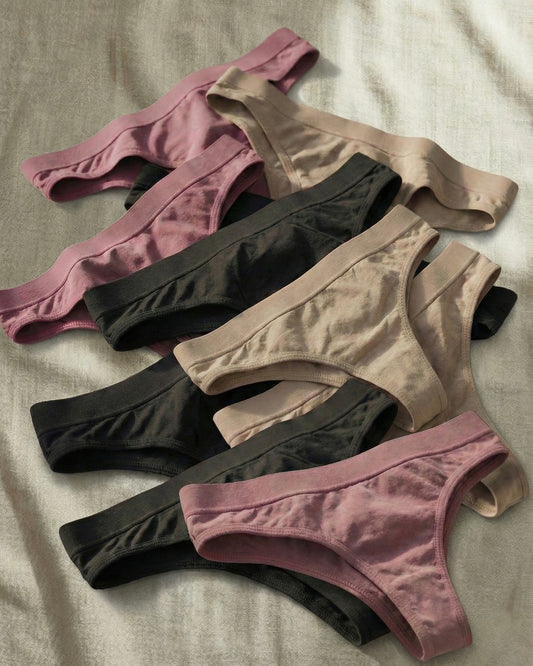 Kit 10 Calcinhas Smooth Tanga PNR