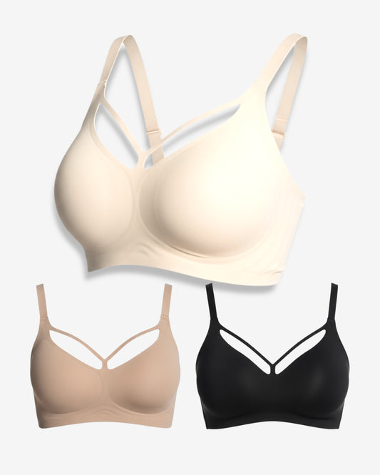 Kit 3 Sutiãs All Day Flex Cut