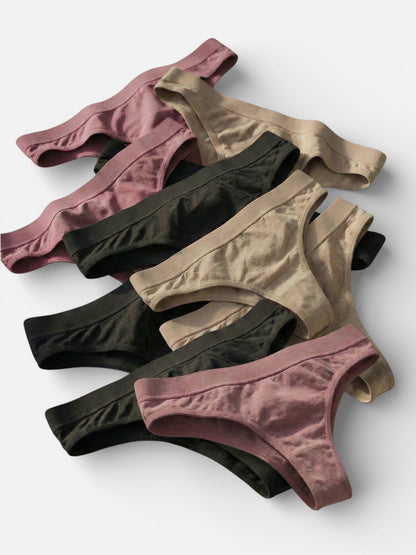 Kit 10 Calcinhas Smooth Tanga PNR
